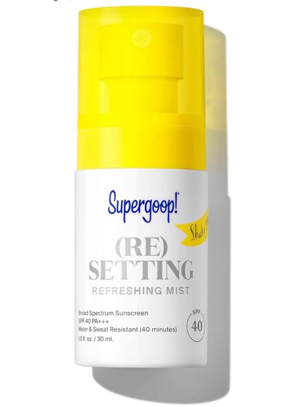 Supergoop! (Re)setting Refreshing Mist Chemical Sunscreen SPF 40 PA+++ 1 one